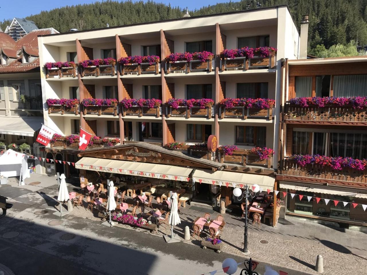 Hotel Olympic - Montana Center Crans-Montana Eksteriør bilde